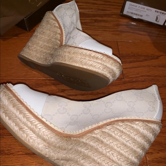 Gucci 35.5 wedges - Picture 1 of 6
